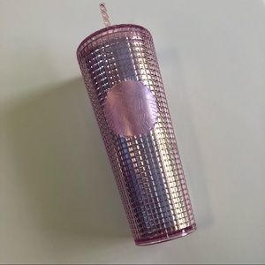 Starbucks 2021 Holiday Tumbler Venti in Pink grid